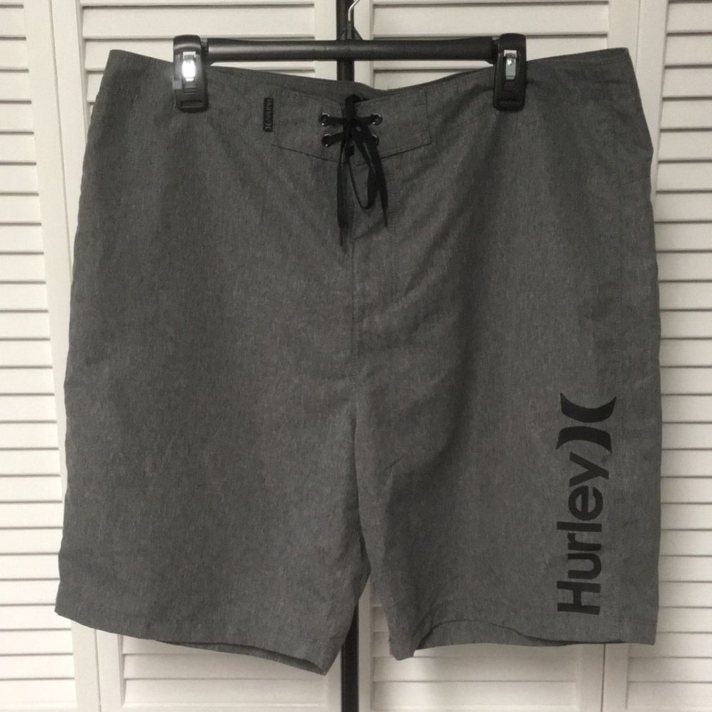Gray, Hurley, Board Shorts (Size 36)
